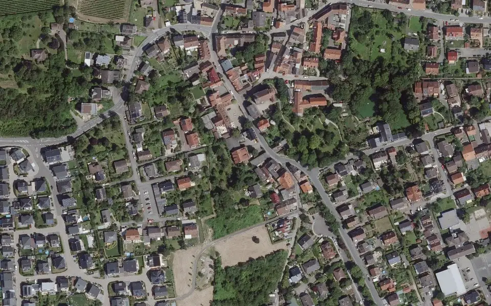 Luftbild mit der Einzellage Kellersberg