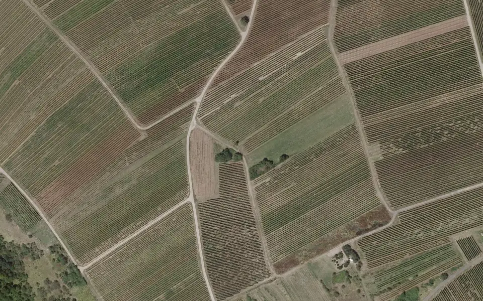 Luftbild mit der Einzellage Rotenpfad