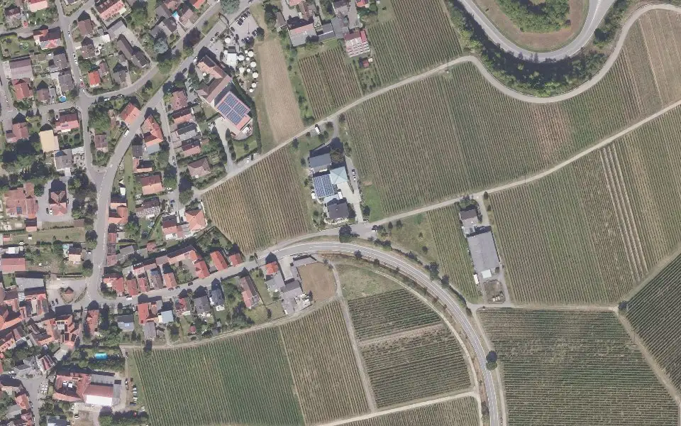 Luftbild der Umgebung von Gies-Düppel in Birkweiler