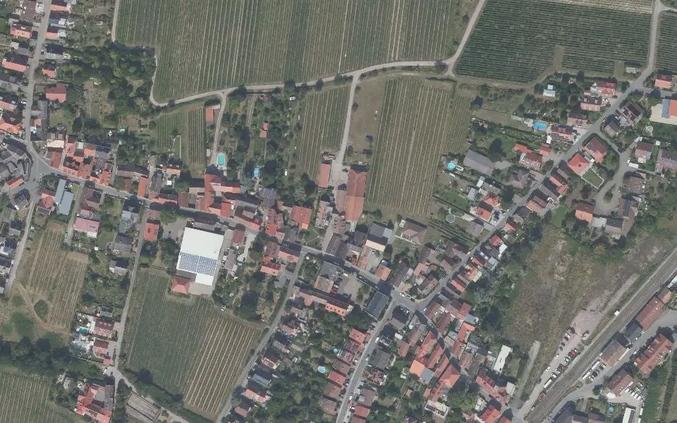 Luftbild mit der Einzellage Spiegel