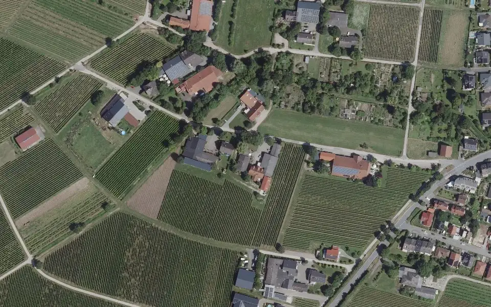 Luftbild mit der Einzellage Hoch