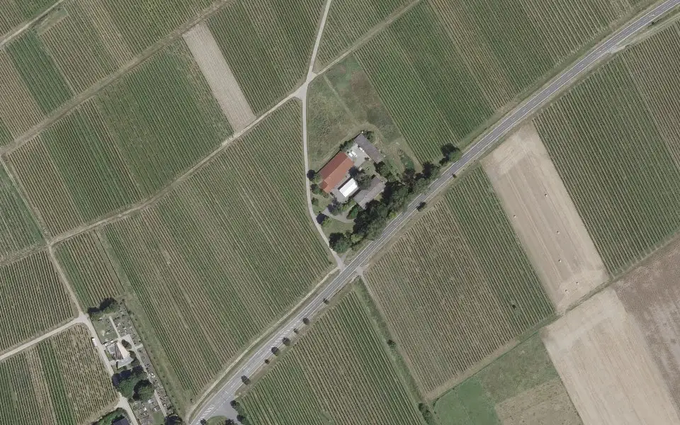 Luftbild der Umgebung von Kruppenbacher in Jugenheim in Rheinhessen