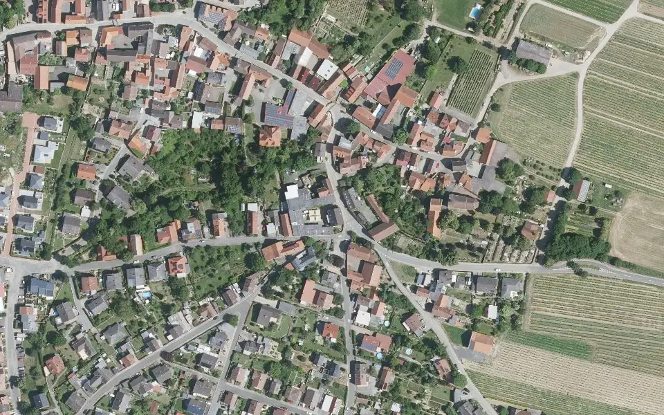 Luftbild mit der Einzellage Kreuzberg