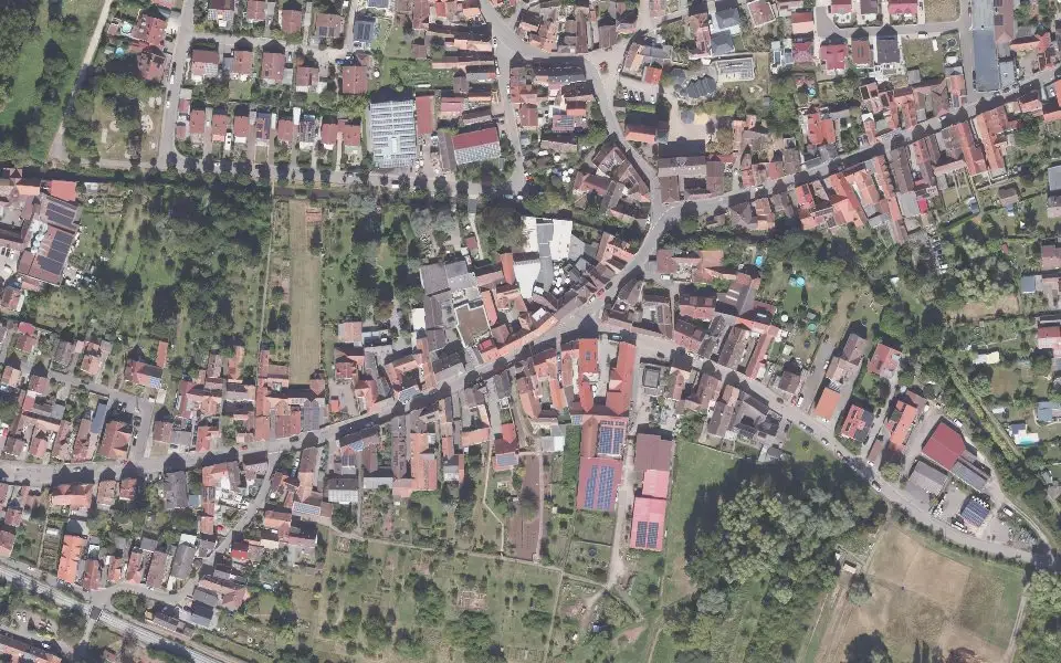 Luftbild der Umgebung von Ökologisches Weingut Feitig-Richter in Siebeldingen