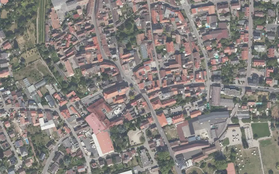 Luftbild mit der Einzellage Odinstal