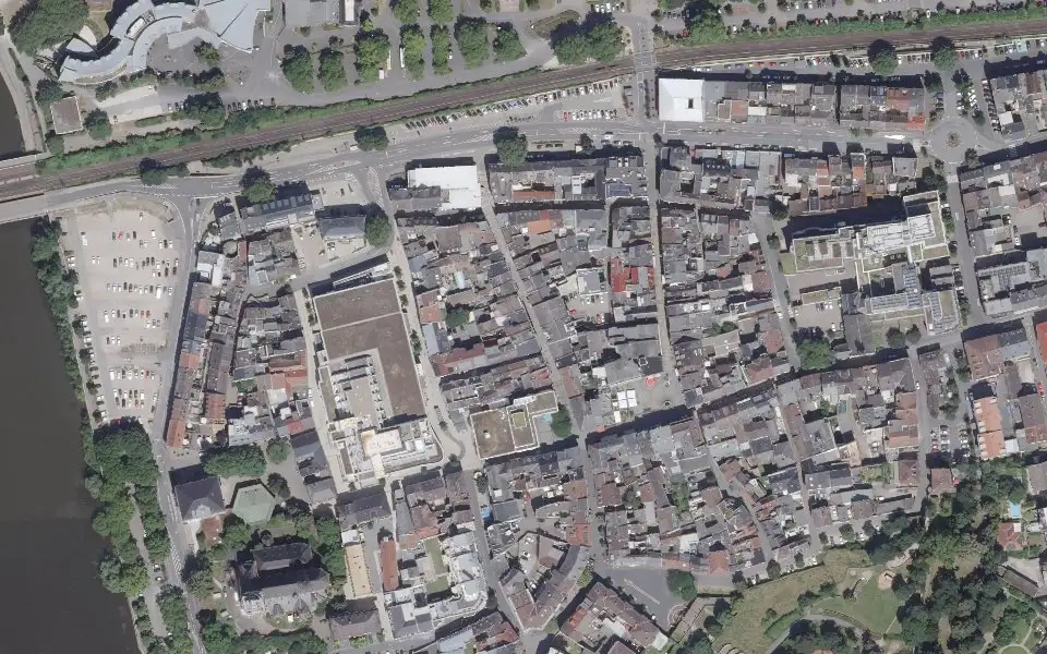 Luftbild der Umgebung von Rainer (Weinkontor & Galerie) in Bingen am Rhein