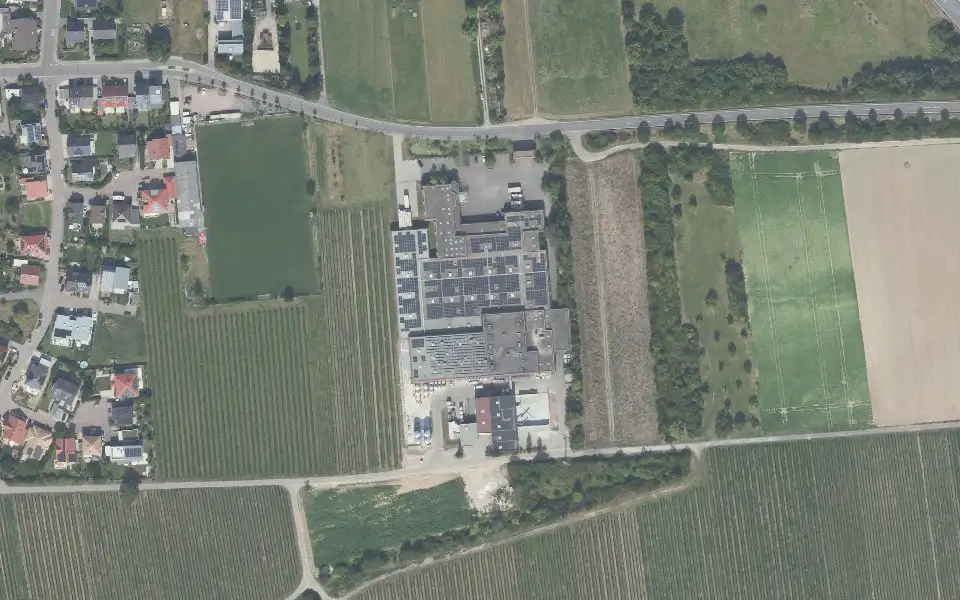 Luftbild der Umgebung von Ruppertsberger Winzerverein Hoheburg in Ruppertsberg