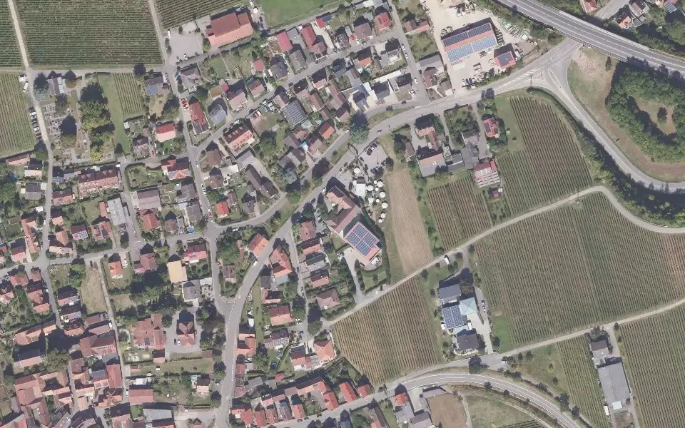 Luftbild der Umgebung von Siener in Birkweiler