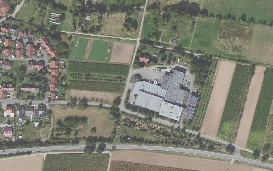 Luftbild der Umgebung von Vinothek Kimmle in Kapellen-Drusweiler