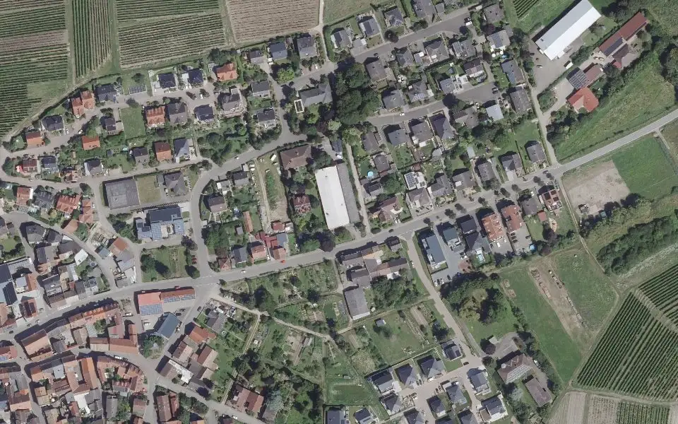 Luftbild der Umgebung von Weinbau-Weinkellerei Leander Hilgert in Horrweiler