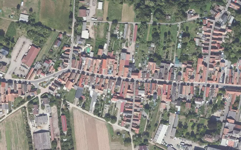 Luftbild der Umgebung von Weinbau Wolff in Bellheim