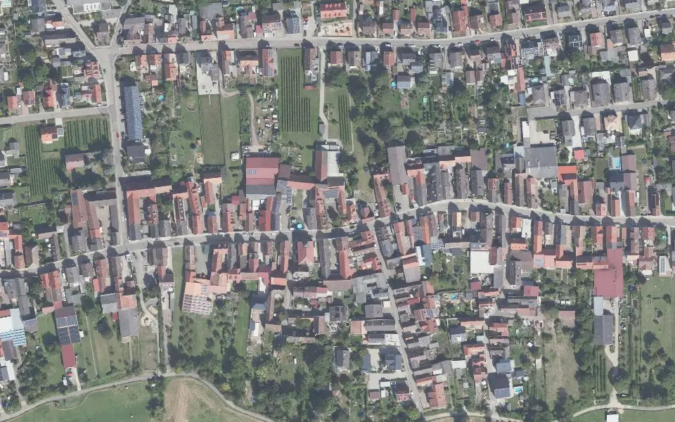 Luftbild mit der Einzellage Kreuzberg
