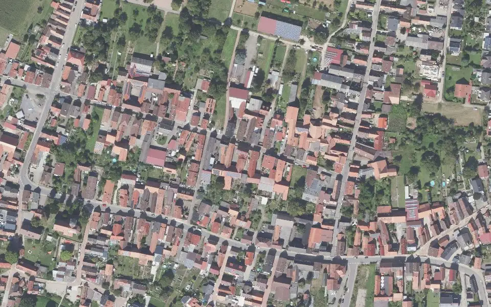 Luftbild der Umgebung von Weingut Dausque in Rohrbach