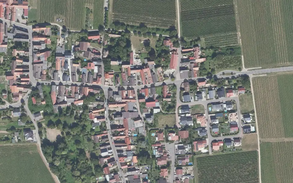 Luftbild mit der Einzellage Roßberg