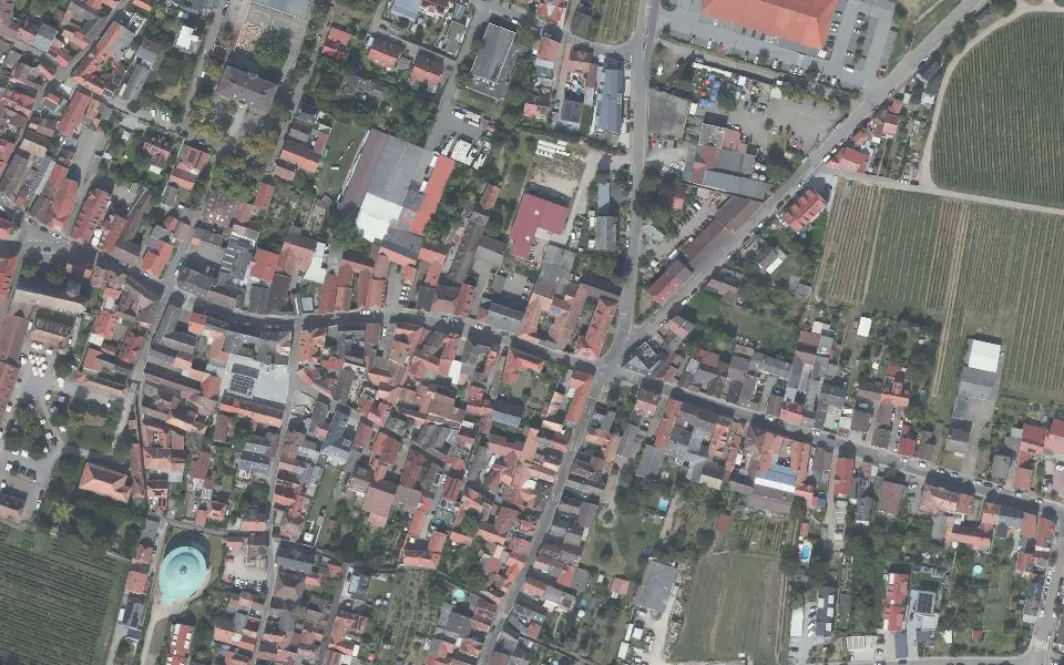 Luftbild mit der Einzellage Kurfürst