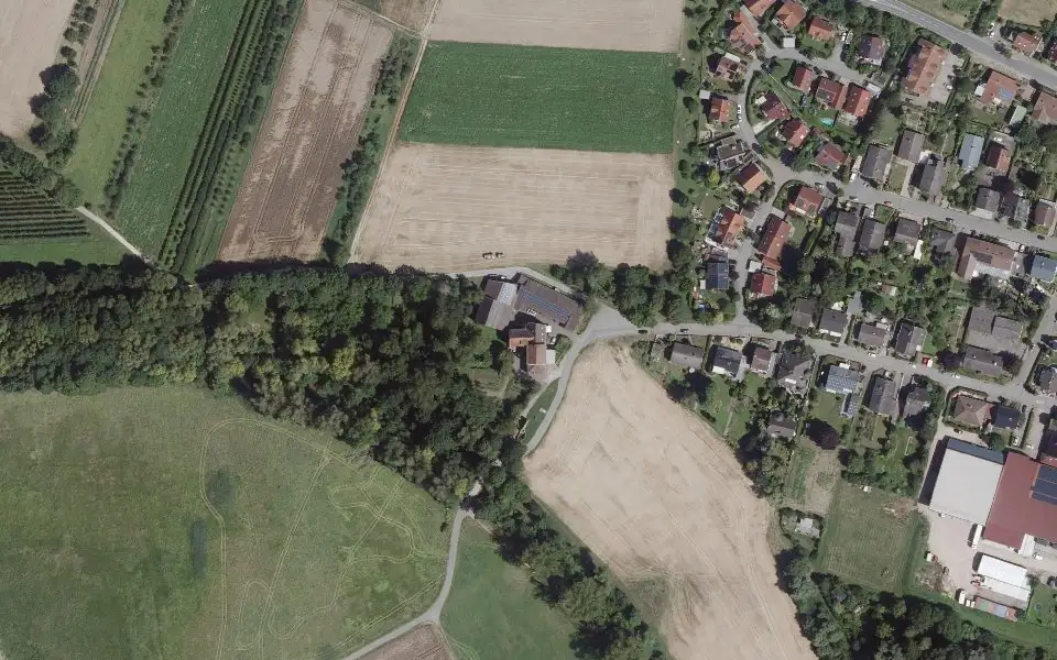 Luftbild mit der Einzellage Tempelchen
