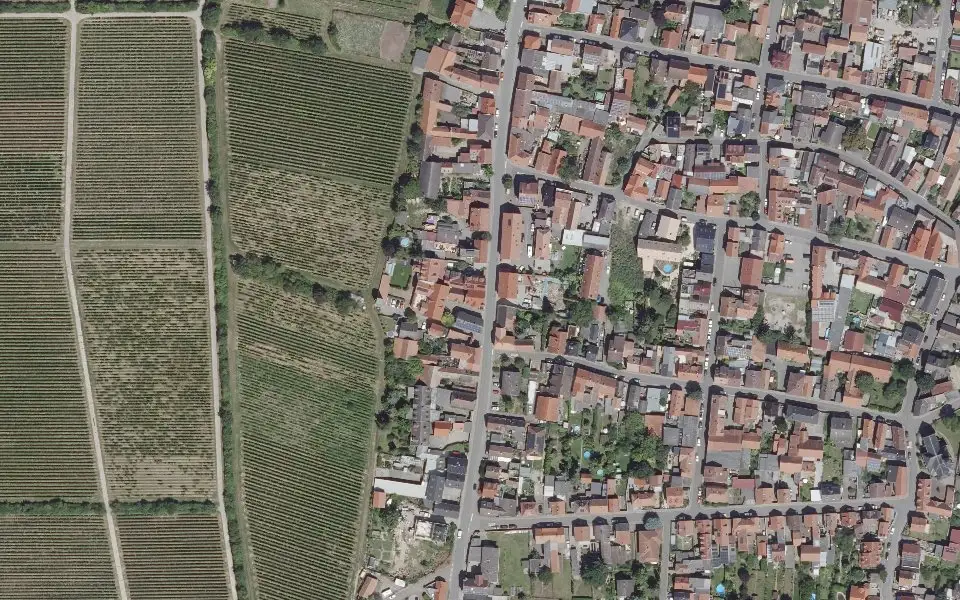 Luftbild mit der Einzellage Falkenberg