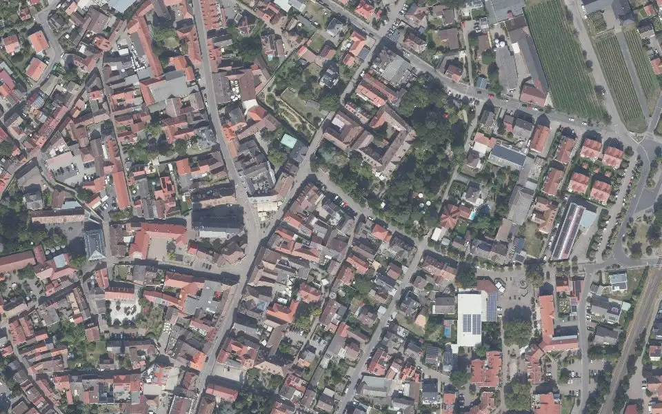 Luftbild der Umgebung von Weingut-Gästehaus Hebinger in Deidesheim