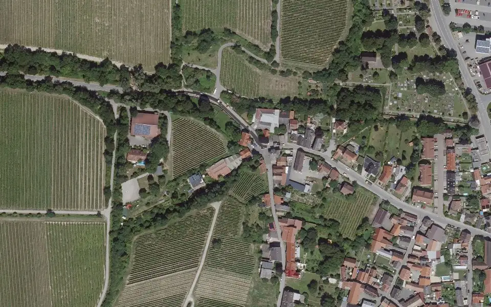 Luftbild mit der Einzellage Steinberg