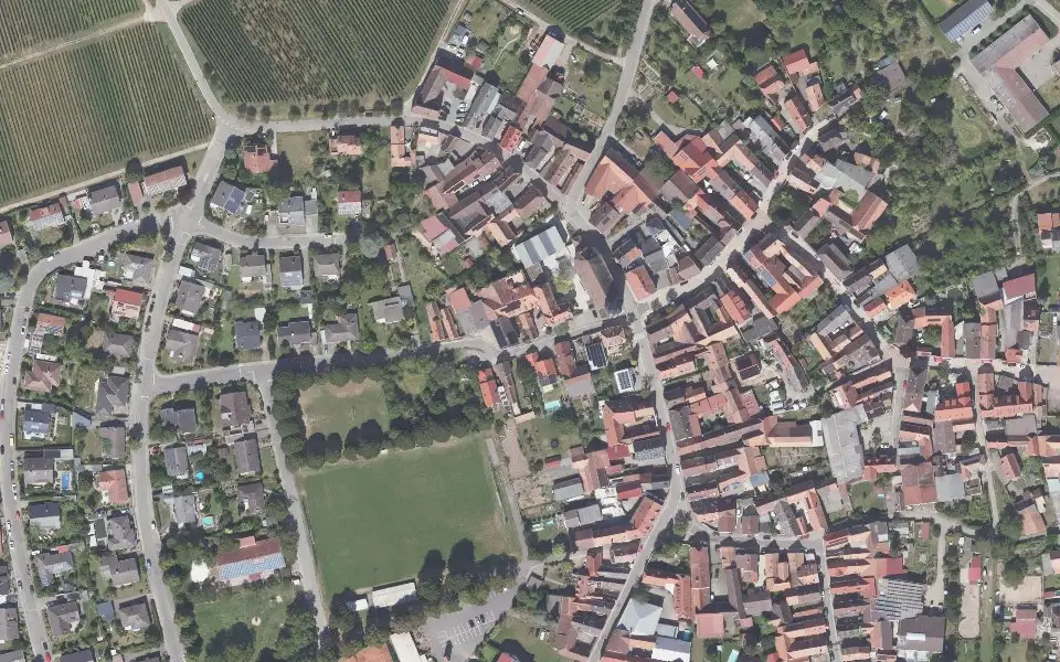 Luftbild der Umgebung von Weingut Geiger in Landau in der Pfalz