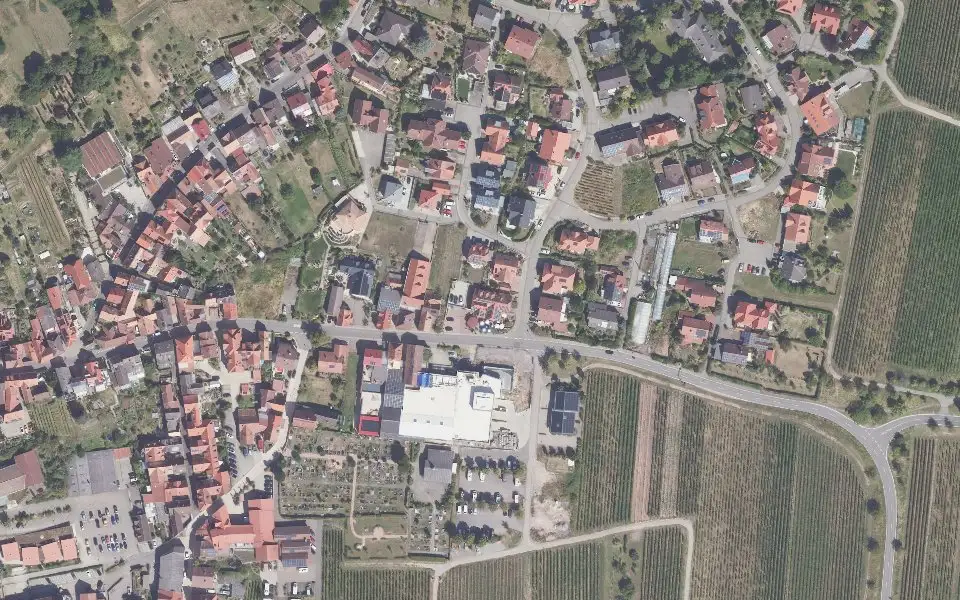 Luftbild der Umgebung von Weingut Gilda Moll in Sankt Martin
