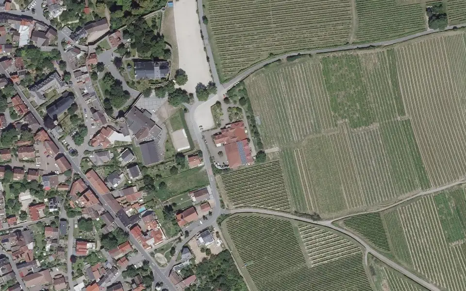Luftbild mit der Einzellage Sonnenberg