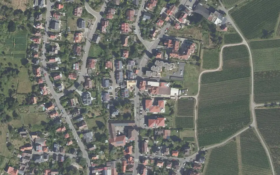 Luftbild der Umgebung von Weingut Hans Abel in Neustadt an der Weinstraße