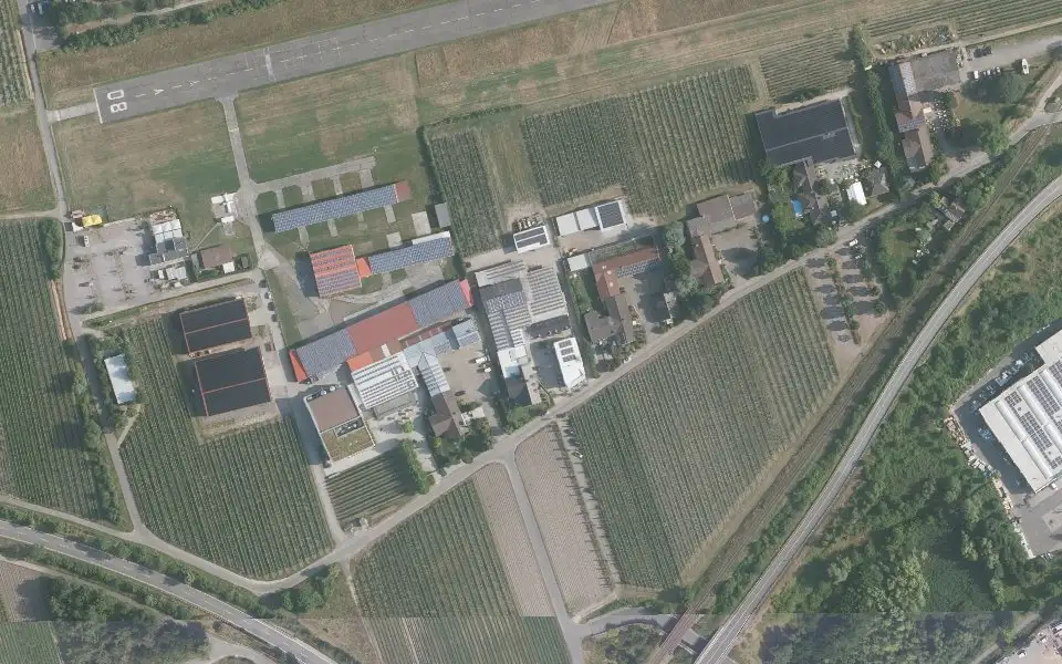 Luftbild der Umgebung von Weingut Karst in Bad Dürkheim