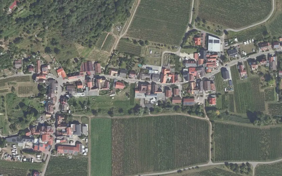 Luftbild der Umgebung von Weingut Klaus Müller in Neustadt an der Weinstraße