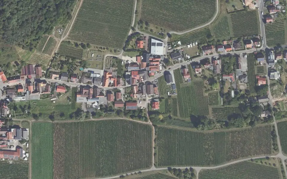 Luftbild der Umgebung von Weingut Ludwig Döring in Neustadt an der Weinstraße