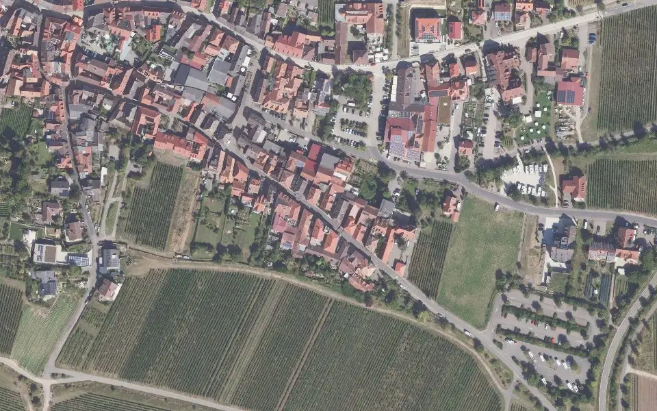 Luftbild der Umgebung von Weingut Ludwig Schwaab in Sankt Martin