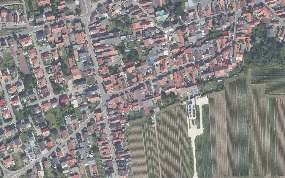 Luftbild der Umgebung von Weingut Mechthild Hammel in Ellerstadt