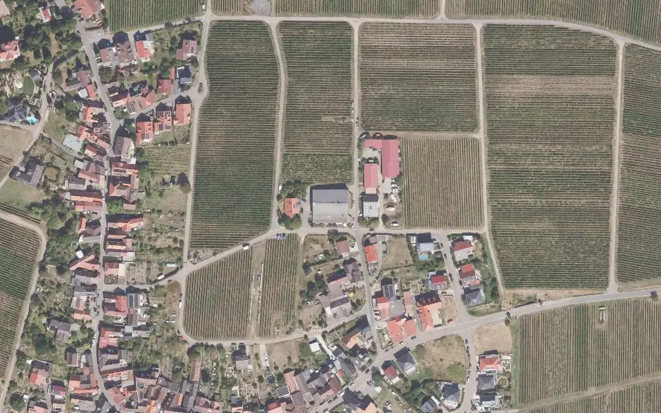 Luftbild mit der Einzellage Michelsberg