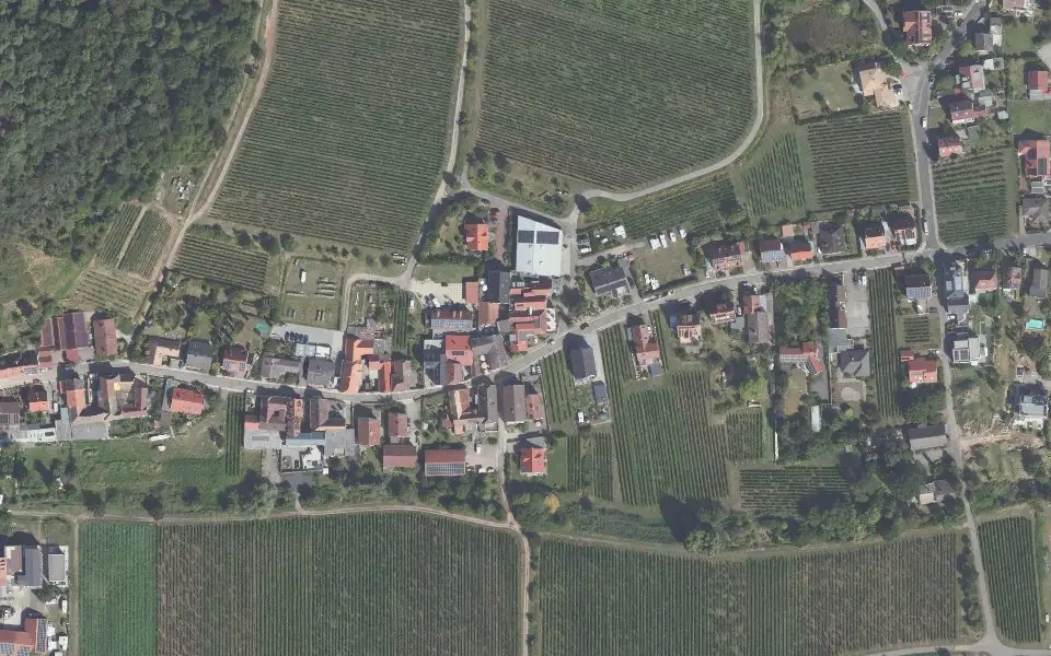 Luftbild der Umgebung von Weingut Müller-Kern in Neustadt an der Weinstraße