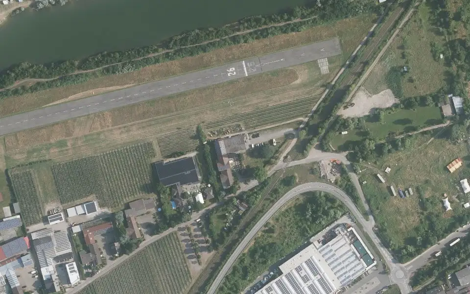 Luftbild der Umgebung von Weingut Schönfelder Hof in Bad Dürkheim