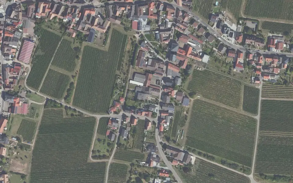 Luftbild der Umgebung von Weingut Schwab in Neustadt an der Weinstraße