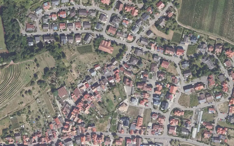 Luftbild der Umgebung von Weingut Stefanshof in Sankt Martin