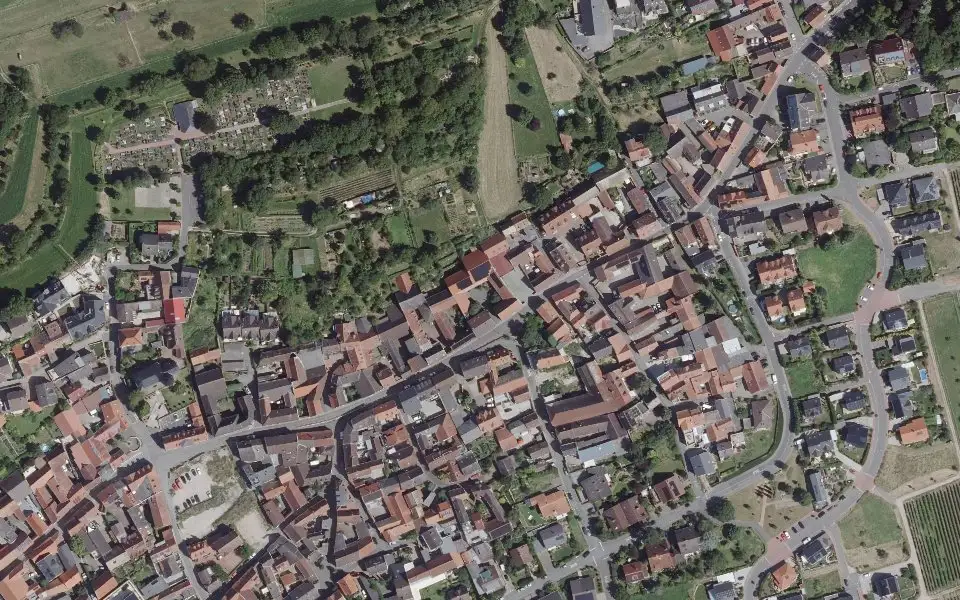 Luftbild mit der Einzellage Kapellenberg
