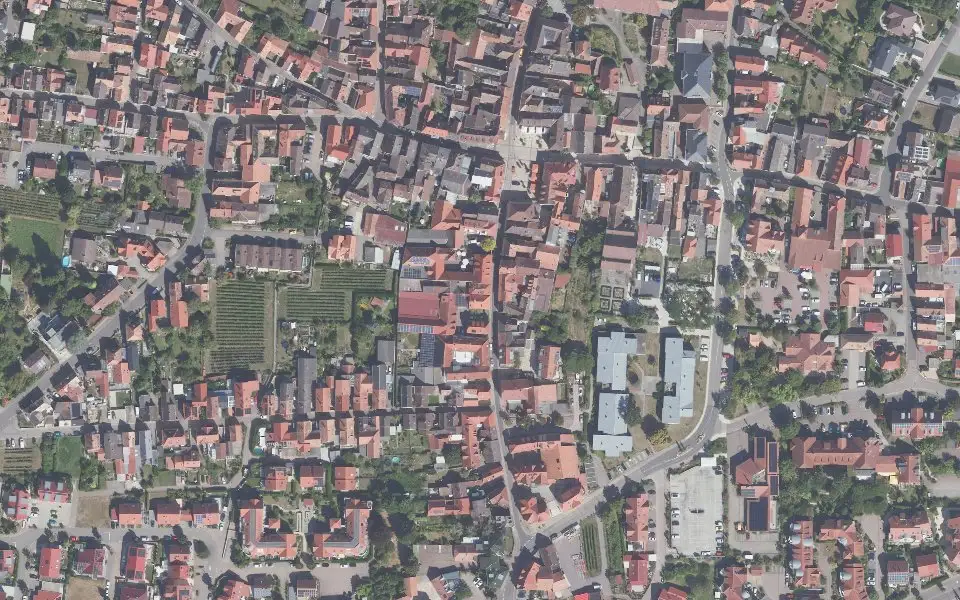 Luftbild der Umgebung von Weinhaus Ludwig Wagner & Sohn in Maikammer