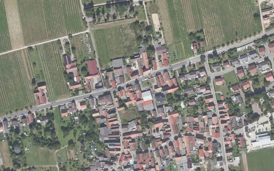 Luftbild der Umgebung von Weinkellerei Otto Schönbeck in Landau in der Pfalz