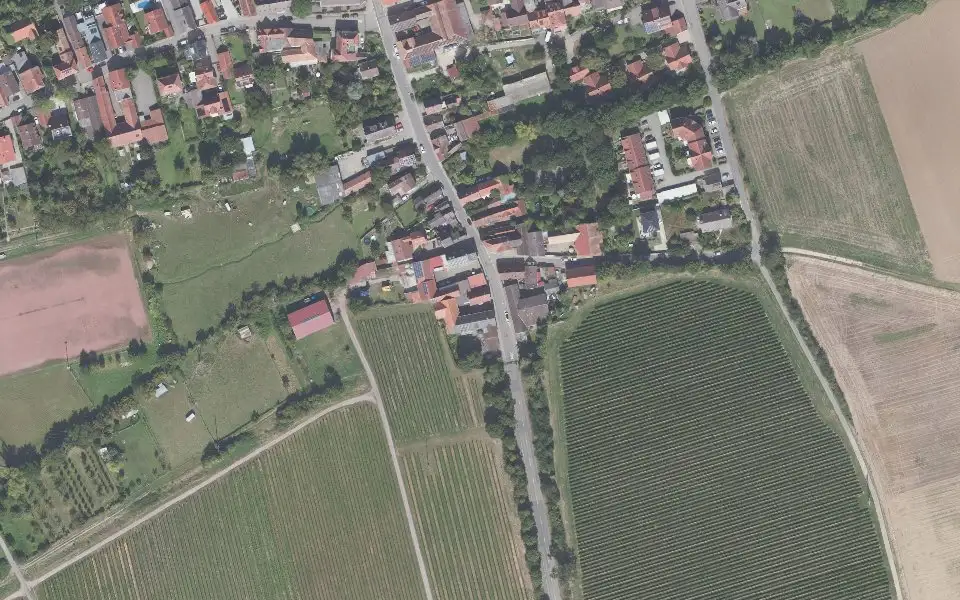 Luftbild der Umgebung von Weinkellerei Walter Heupel in Essingen