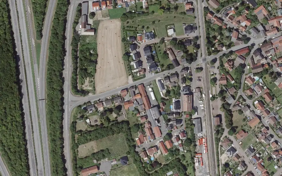 Luftbild der Umgebung von Winzergenossenschaft Albig eG in Albig
